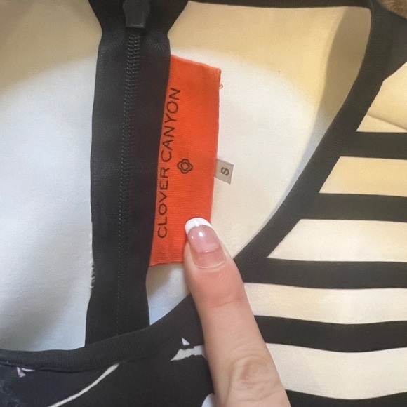 CLOVER CANYON (Made in USA) Garden Print Sleeveless Crop - Picture 3 of 6